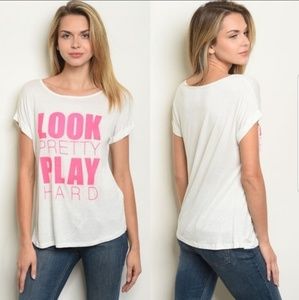 New Short sleeve round neckline Jersey graphic tee